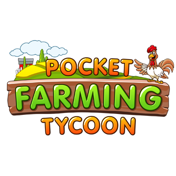 Idle Farming Tycoon logo transparent background